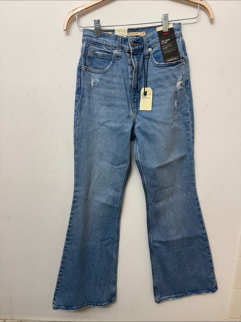 NWT Levi's Premium 70’s High Flare Jeans Size 25 70s Flared